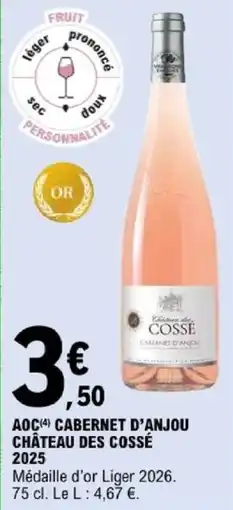 E.Leclerc COSSE CABERNET D'ANJOU offre