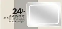 La Foir'Fouille Miroir mural led offre