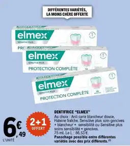 E.Leclerc elmex DENTIFRICE offre