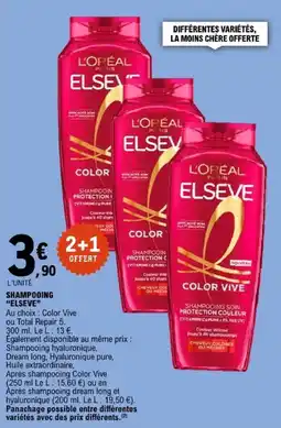 E.Leclerc L'ORÉAL ELSEVE offre