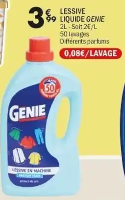 La Foir'Fouille GENIE Lessive liquide offre