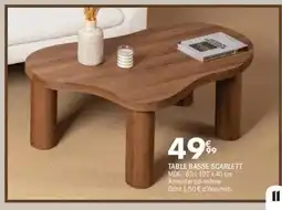 La Foir'Fouille SCARLETT TABLE BASSE offre