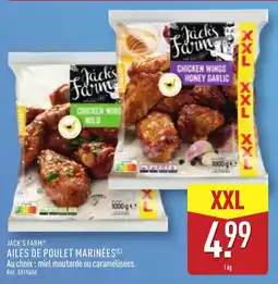 ALDI Jack's Farm Ailes de poulet marinées offre
