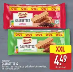 ALDI Biscotto GAUFRETTES offre