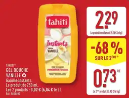 ALDI Tahiti Gel douche Vanille offre