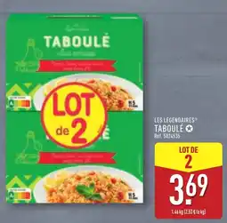 ALDI LES LÉGENDAIRES TABOULÉ offre
