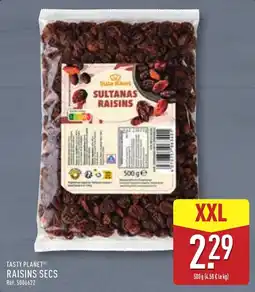 ALDI TASTY PLANET RAISINS SECS offre