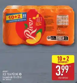 ALDI River ICE TEA PÊCHE offre