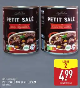 ALDI LES LÉGENDAIRES PETIT SALÉ AUX LENTILLES offre