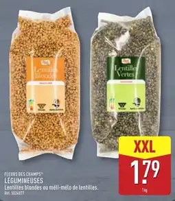 ALDI FLEURS DES CHAMPS Lentilles offre