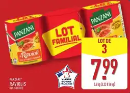 ALDI PANZANI RAVIOLIS offre