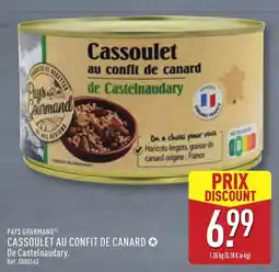 ALDI PAYS GOURMAND CASSOULET AU CONFIT DE CANARD offre