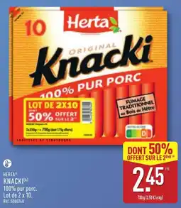 ALDI Herta Knacki offre