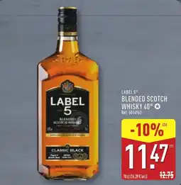ALDI LABEL 5 BLLENDED SCOTCH WHISKY offre