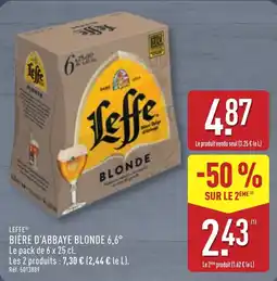 ALDI Leffe Bière d'abbaye blonde offre