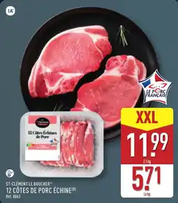 ALDI ST-CLÉMENT LE BOUCHER 12 CÔTES DE PORC ÉCHINE offre