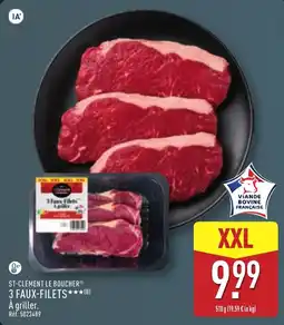 ALDI ST-CLÉMENT LE BOUCHER 3 FAUX-FILETS offre