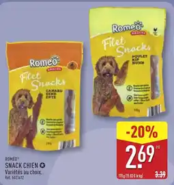 ALDI Romeo Filet Snacks offre