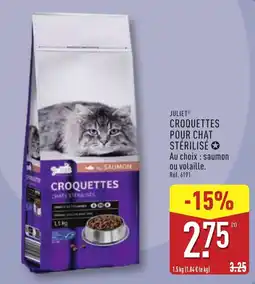 ALDI JULIET CROQUETTES POUR CHAT STÉRILISÉ offre
