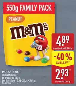 ALDI M&M'S PEANUT offre