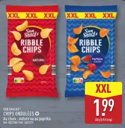 ALDI Sun Snacks Ribble Chips offre
