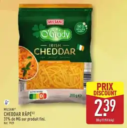 ALDI MILSANI CHEDDAR RÂPÉ offre