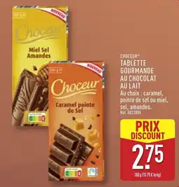 ALDI Choeur TABLETTE GOURMANDE AU CHOCOLAT AU LAIT offre