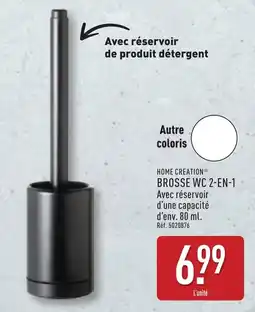 ALDI HOME CREATION BROSSE WC 2-EN-1 offre