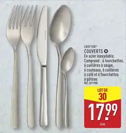 ALDI CROFTON COUVERTS offre