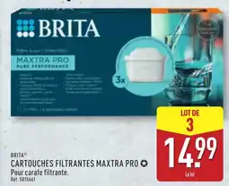 ALDI BRITA CARTOUCHES FILTRANTES MAXTRA PRO offre