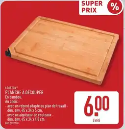 ALDI CROFTON PLANCHE À DÉCOUPER offre