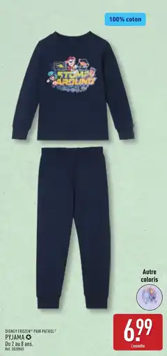 ALDI DISNEY FROZEN® PAW PATROL® PYJAMA offre