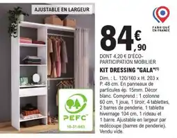 E.Leclerc Brico KIT DRESSING "GALA" offre