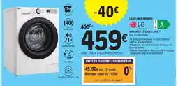 E.Leclerc LG LAVE LINGE FRONTAL offre
