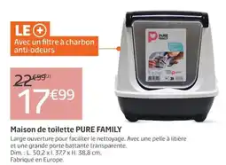 Jardiland PURE FAMILY Maison de toilette offre