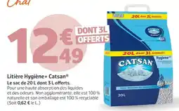 Jardiland Catsan Litière Hygiène+ offre