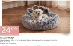 Jardiland Coussin "Patte" offre
