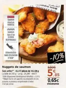 Thiriet Nuggets de saumon offre