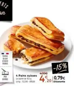 Thiriet Pains suisses offre