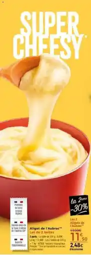 Thiriet Aligot de l'Aubrac offre