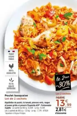 Thiriet Poulet basquaise offre