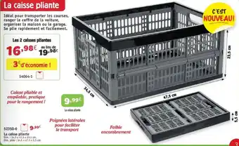 La caisse pliante