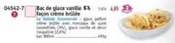Maximo La Balade Gourmande Bac de glace vanille façon crème brûlée offre