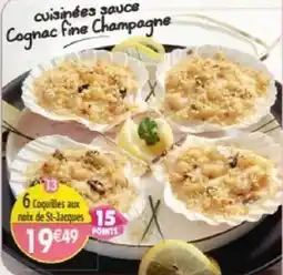 Maximo Coquilles aux noix de St-Jacques offre