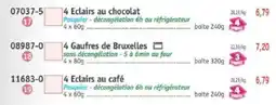 Maximo Pasquier Eclairs au chocolat offre
