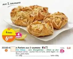 Maximo 4 Paniers aux 2 saumons offre