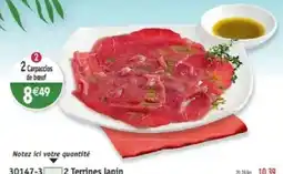 Maximo Carpaccios de bœuf offre