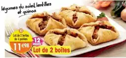 Maximo légumes du soleil, lentilles et quinoa offre