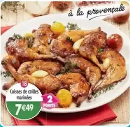 Maximo Cuisse de cailles marinées offre