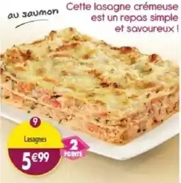 Maximo Lasagnes au saumon offre